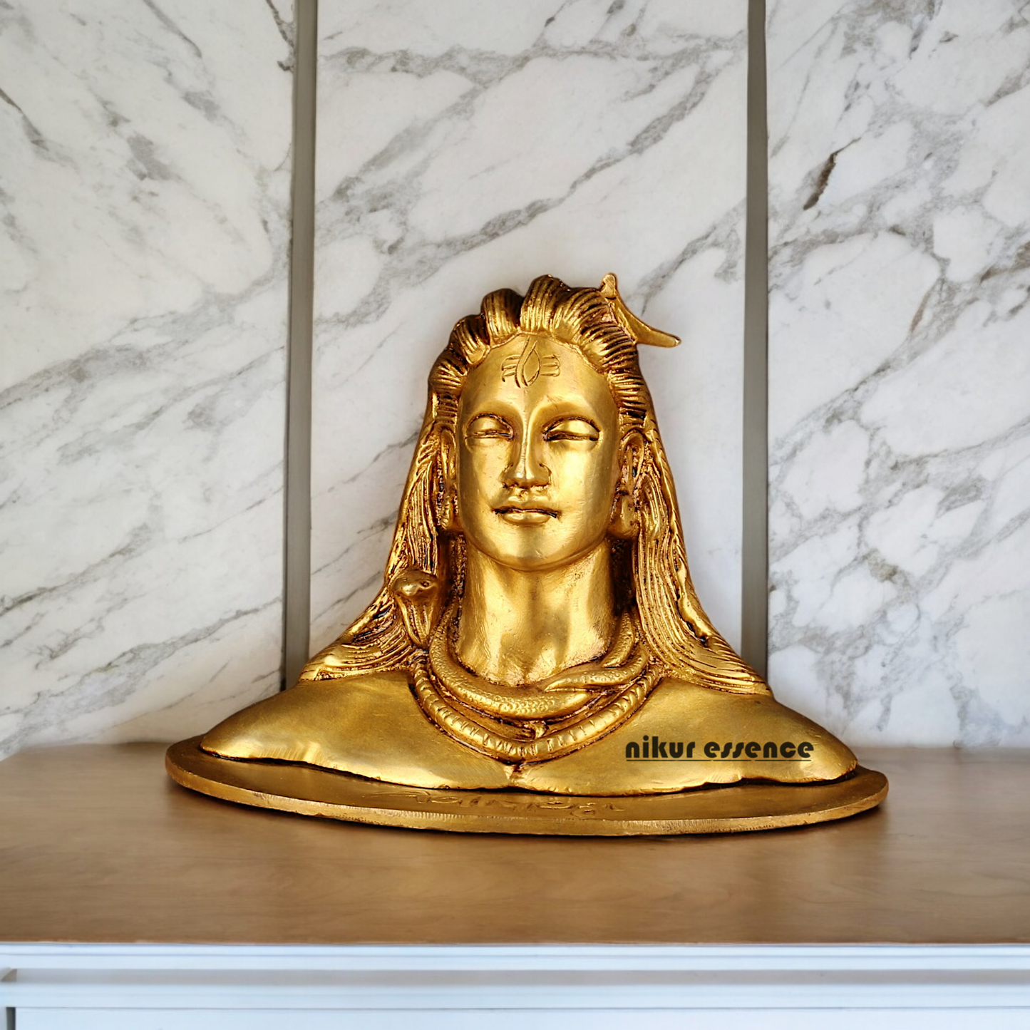 Solid Brass Shiva Meditation Idol - 11 cm Nikuressence