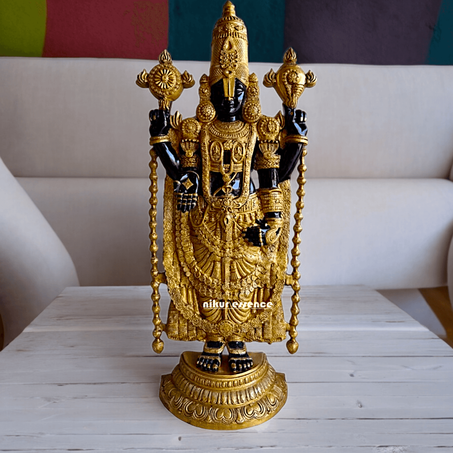 Buy brass Large Tirupati Balaji Statue -46 inch Nikuressence