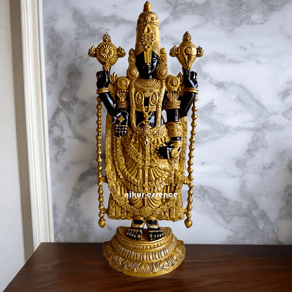 Buy brass Large Tirupati Balaji Statue -46 inch Nikuressence