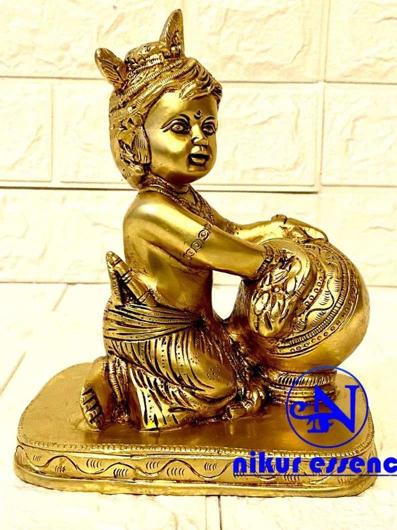 Brass Statue of Gopala | Buy Brass Statue of kanha | Brass Statue of krishna nikuressence