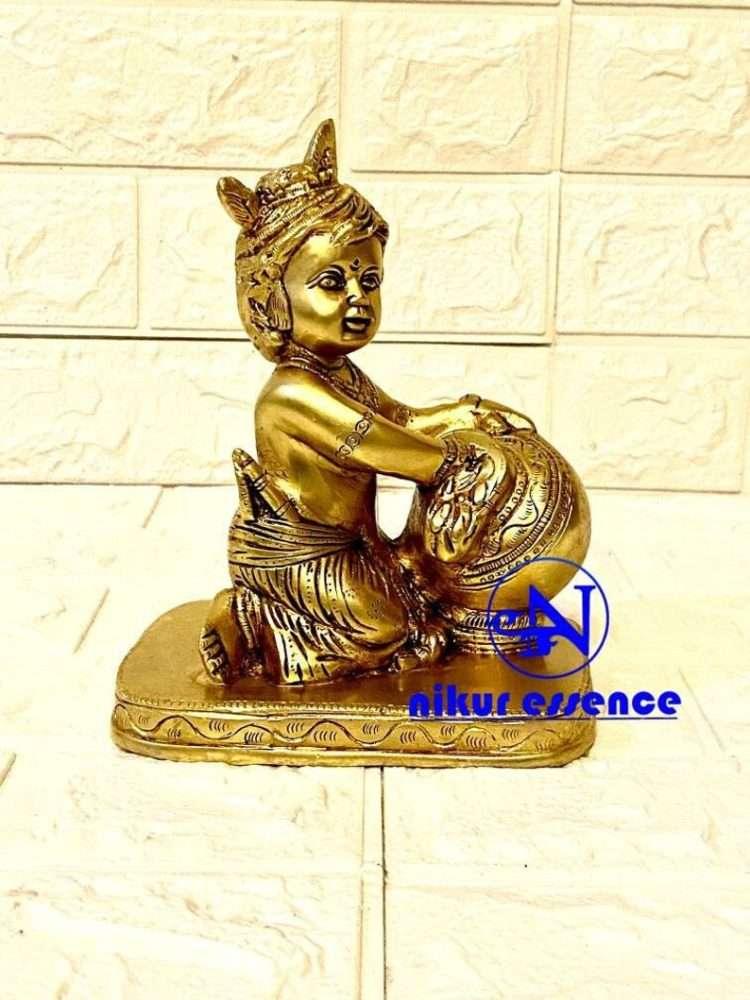 Brass Statue of Gopala | Buy Brass Statue of kanha | Brass Statue of krishna nikuressence