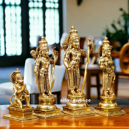 Solid Brass Ram Darbar statue by Nikur Essence - 18 Inch Nikuressence