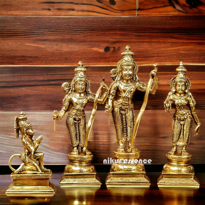 Solid Brass Ram Darbar statue by Nikur Essence - 18 Inch Nikuressence